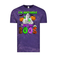 Cloud Purple i'm just here for the boos Vintage Tee - Zillion Design Studio
