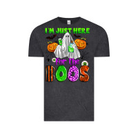 Vintage Black i'm just here for the boos Vintage Tee - Zillion Design Studio