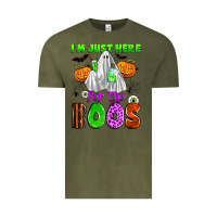 Vintage Olive i'm just here for the boos Vintage Tee - Zillion Design Studio