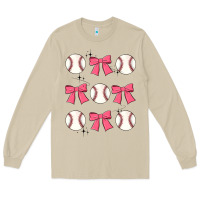Mushroom baseball coquette bow Long Sleeve Tee - JahusDesignShop