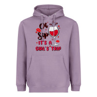 Lavender oh sip it's a girl's trip Heavyweight Hoodie - MaliasSmallBusiness