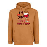 Meerkat oh sip it's a girl's trip Heavyweight Hoodie - MaliasSmallBusiness
