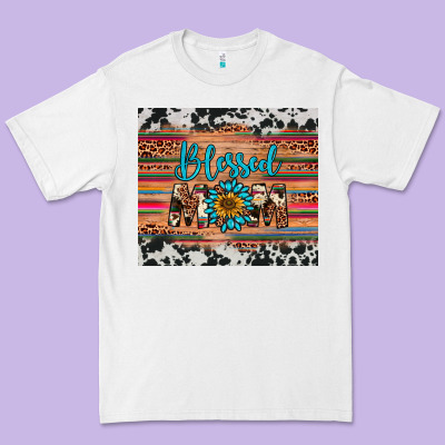 Blessed Mom Premium Tee Designed By Artiststas
