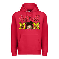 Cardinal Softball Mom Premium Hoodie - BundleAndBundleShop