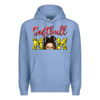 Softball Mom Premium Hoodie | Teevron