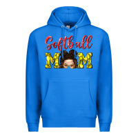 True Royal Softball Mom Premium Hoodie - BundleAndBundleShop
