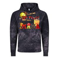Cloud Black somebody's loud mouth softball mama Vintage Hoodie - Zillion Design Studio