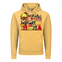 Vintage Mustard somebody's loud mouth softball mama Vintage Hoodie - Zillion Design Studio