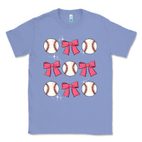 Colony Blue baseball coquette bow Classic Tee - JahusDesignShop