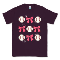 Plum baseball coquette bow Classic Tee - JahusDesignShop
