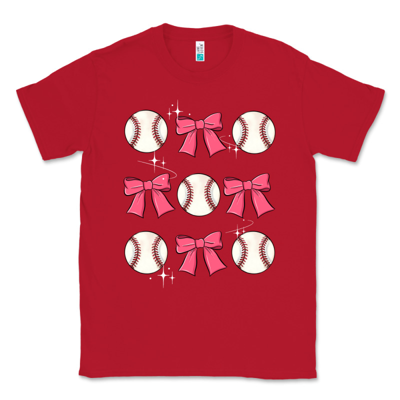 Baseball Coquette Bow Classic Tee by JahusDesignShop | Teevron