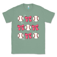 Sage baseball coquette bow Classic Tee - JahusDesignShop
