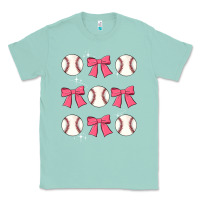 Seafoam baseball coquette bow Classic Tee - JahusDesignShop