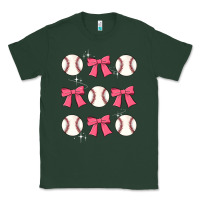 Sports Green baseball coquette bow Classic Tee - JahusDesignShop