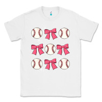 White baseball coquette bow Classic Tee - JahusDesignShop
