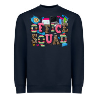 Navy office squad Heavyweight Sweatshirt - Zillion Design Studio