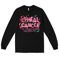 Black heal cancer Long Sleeve Tee - AdoDesignShop
