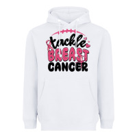 White tackle breast cancer Heavyweight Hoodie - MaliasSmallBusiness