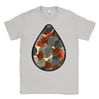 Moon Dust african fabric pattern teardrop earrings Classic Tee - BundleAndBundleShop