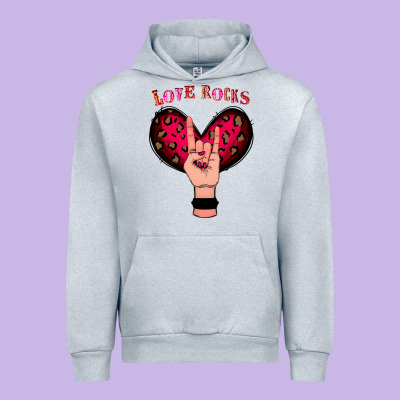 Love Rocks Urban Hoodie Designed By Bettercallsaul