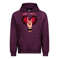 Mauve Wine Love Rocks Urban Hoodie - Bettercallsaul