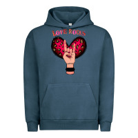 Pigment Midnight Navy Love Rocks Urban Hoodie - Bettercallsaul