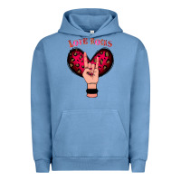 Pigment Pebble Blue Love Rocks Urban Hoodie - Bettercallsaul