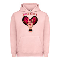 Pigment Salmon Love Rocks Urban Hoodie - Bettercallsaul