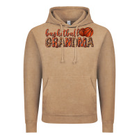 Basketball Grandma With Leopard Vintage Hoodie | Teevron