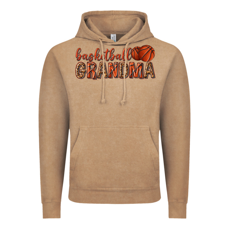 Basketball Grandma With Leopard Vintage Hoodie by texasbilliewilder | Teevron