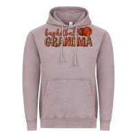 Vintage Zinc basketball grandma with leopard Vintage Hoodie - texasbilliewilder