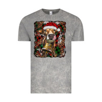 Christmas Heifer With Leoard And Cowhide Vintage Tee | Teevron