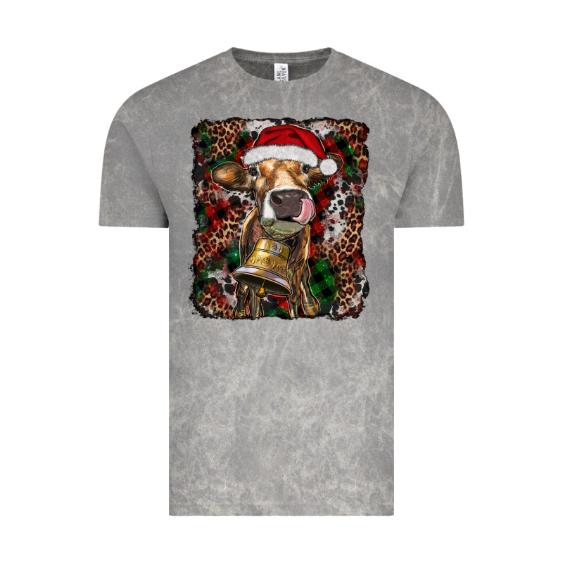 Christmas Heifer With Leoard And Cowhide Vintage Tee by RanaPortraitStore | Teevron