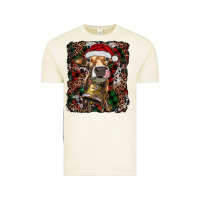 Vintage Arctic christmas heifer with leoard and cowhide Vintage Tee - RanaPortraitStore