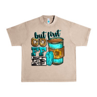 French Oak but first coffee Urban Heavy Tee - Zillion Design Studio
