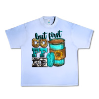 Grape Ice but first coffee Urban Heavy Tee - Zillion Design Studio