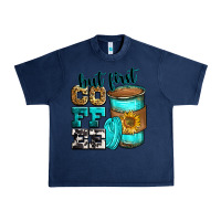 Navy but first coffee Urban Heavy Tee - Zillion Design Studio