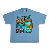 Pebble Blue but first coffee Urban Heavy Tee - Zillion Design Studio