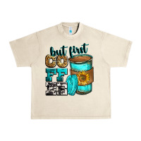 Sandshell but first coffee Urban Heavy Tee - Zillion Design Studio