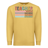 Antique Gold retro teacher Premium Sweatshirt - MaliasSmallBusiness