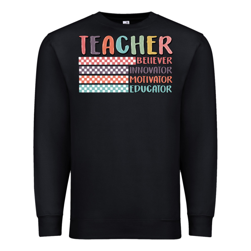 Retro Teacher Premium Sweatshirt by MaliasSmallBusiness | Teevron