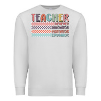 Dove Grey retro teacher Premium Sweatshirt - MaliasSmallBusiness