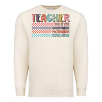 Sandshell retro teacher Premium Sweatshirt - MaliasSmallBusiness
