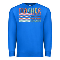True Royal retro teacher Premium Sweatshirt - MaliasSmallBusiness