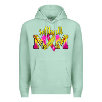 Seafoam Softball Mom Breast Cancer Premium Hoodie - BundleAndBundleShop