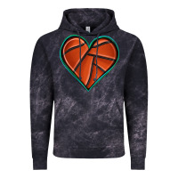 Cloud Black basketball heart Vintage Hoodie - texasbilliewilder