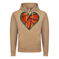 Vintage Coffee basketball heart Vintage Hoodie - texasbilliewilder