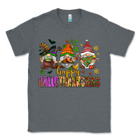 Charcoal Heather happy hallothanksmas gnomes Classic Tee - AdoDesignShop