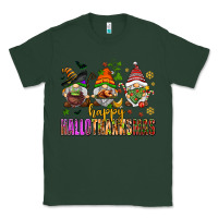Sports Green happy hallothanksmas gnomes Classic Tee - AdoDesignShop