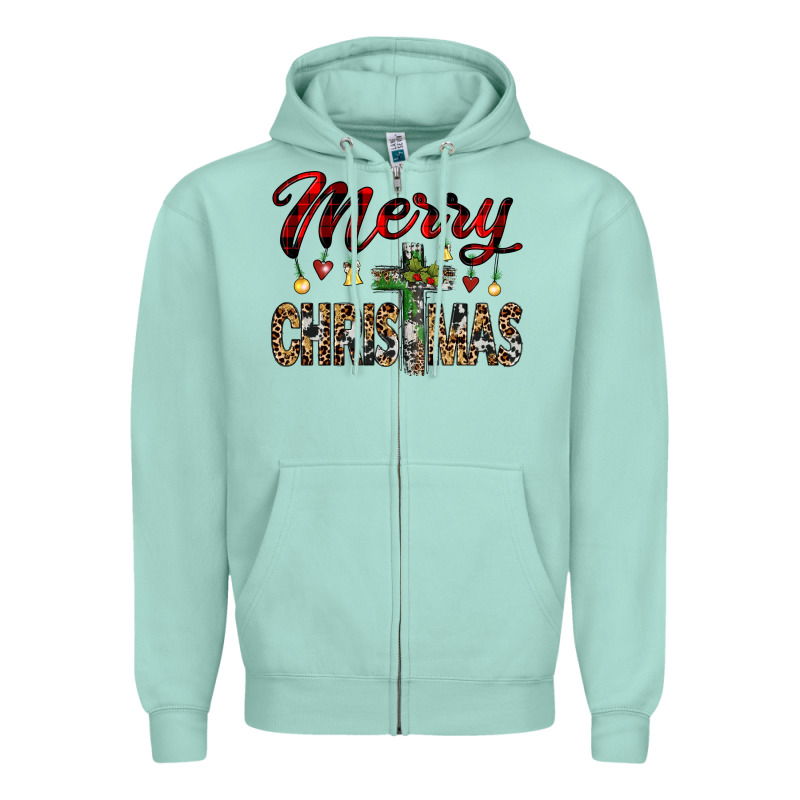 Merry Christmas Zipper Hoodie by JahusDesignShop | Teevron